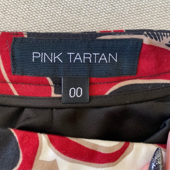 Pink Tartan Pencil Skirt - Picture 3 of 3